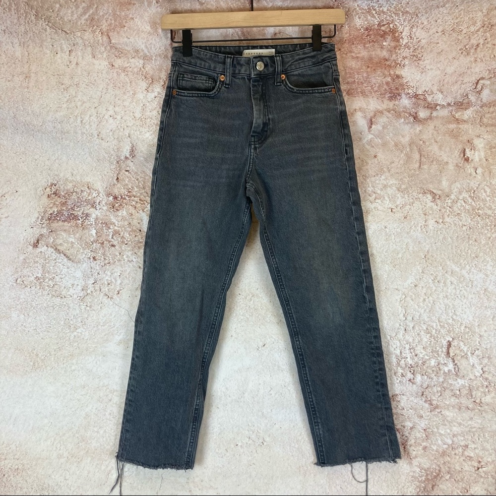 Dark Grey Wash Jeans | TOPSHOP